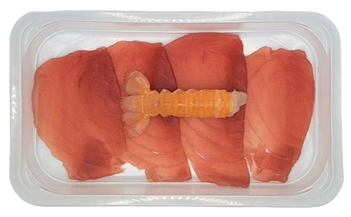 TONNO SCAMPI CARPACCIO