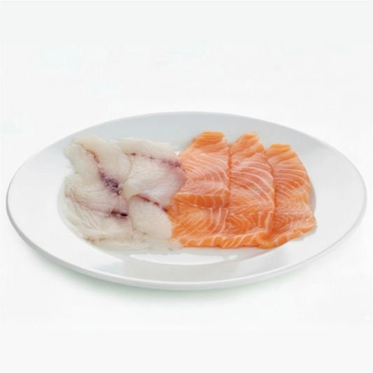 SALMONE BRANZINO CARPACCIO