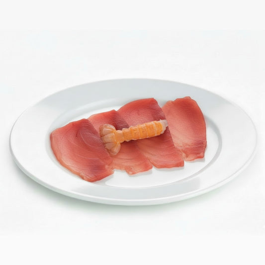 TONNO SCAMPI CARPACCIO